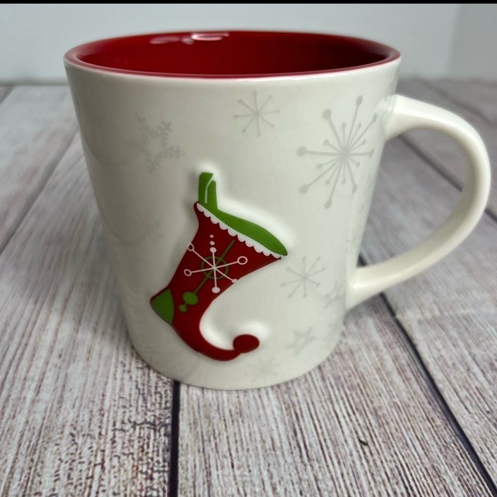 STARBUCKS Holiday Stocking Coffee Collectors Mug